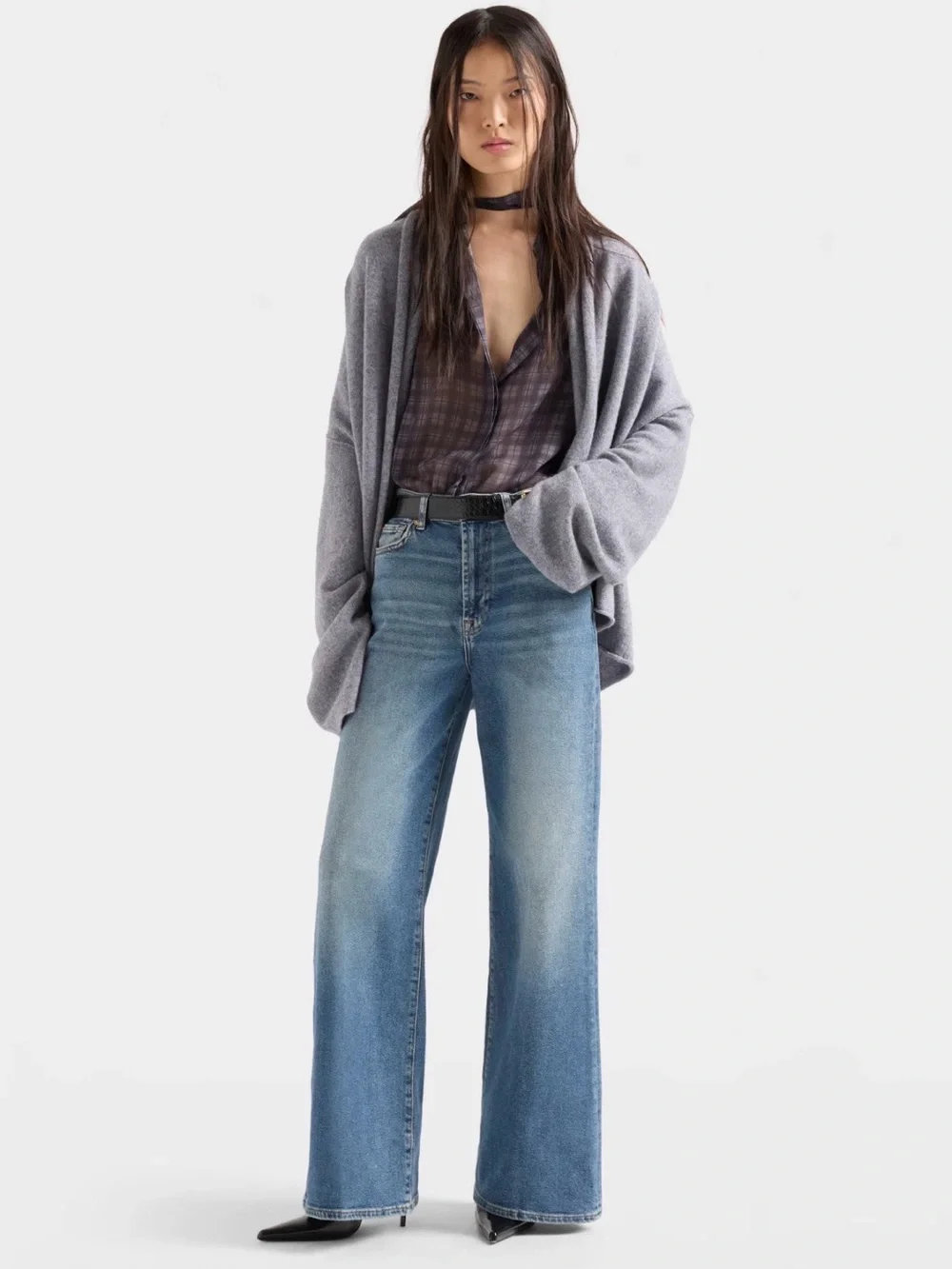 PETITE ULTRA HIGH RISE JO in Luxe Vintage - Sea Level - size 28